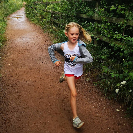 6 Year old runs marathon to raise funds for Cancer research